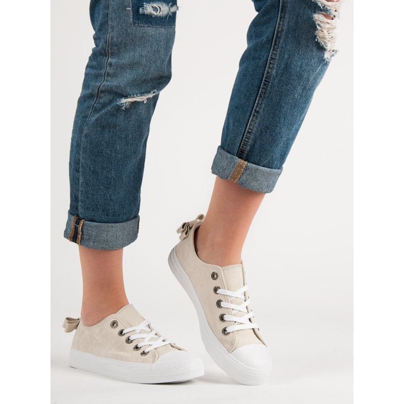 Beige Matalavartiset tennarit 1