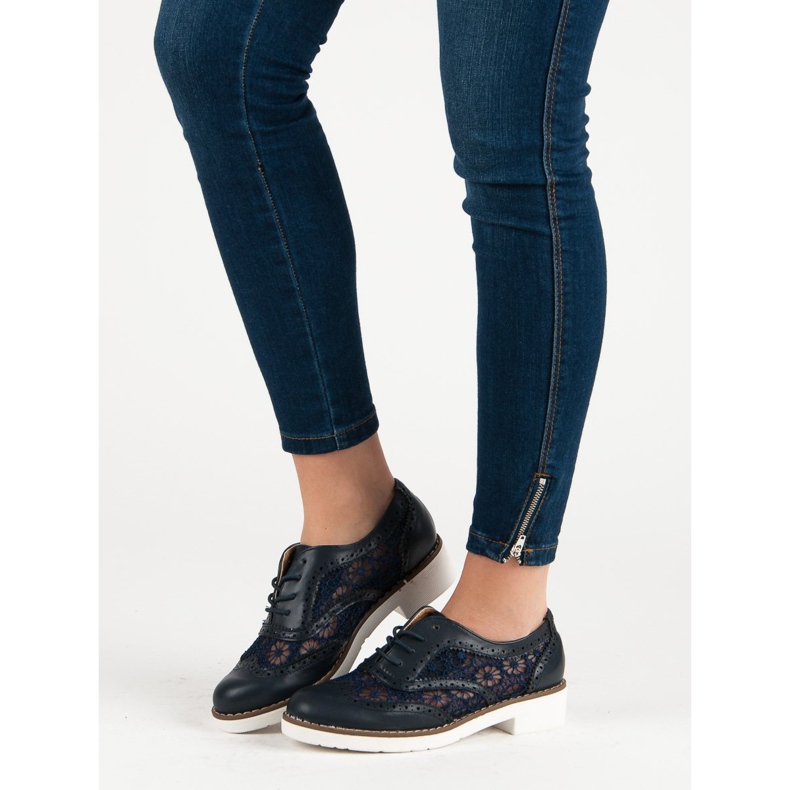 Fama Nauhakengät sininen 1