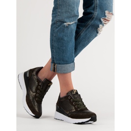 Kylie Muodikkaita kenkiä kuvioilla vihreä 1