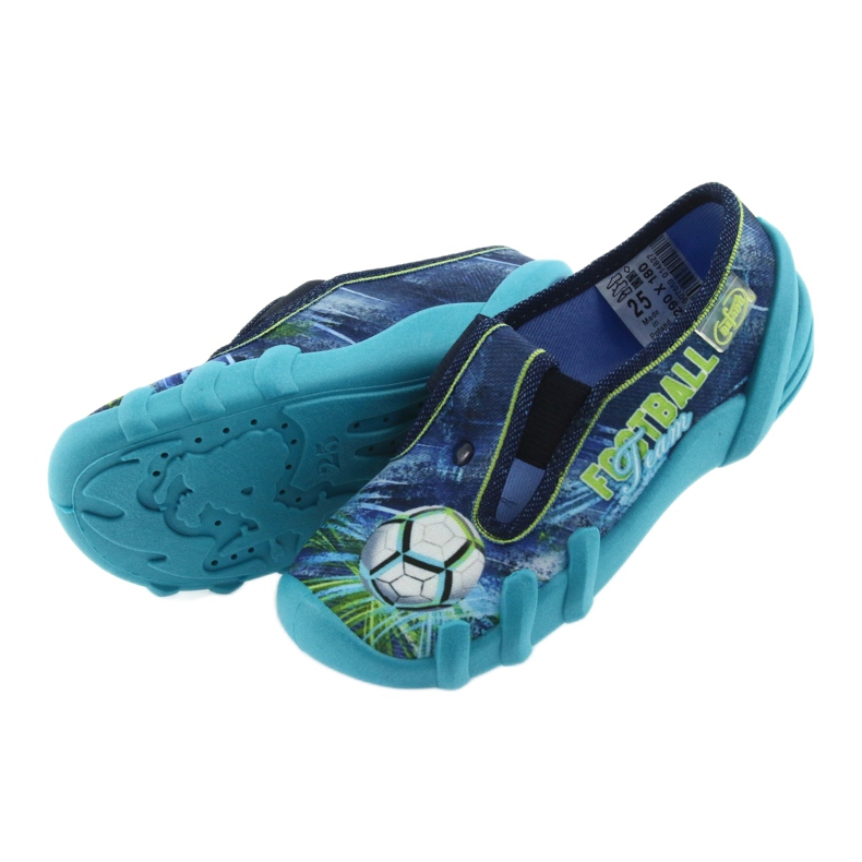 Befado lasten kengät tohvelit 290X180 sininen vihreä laivastonsininen 4