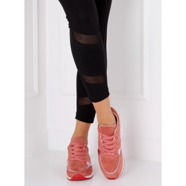 Vaaleanpunainen LR88082 Vaaleanpunaiset urheilukengät 2