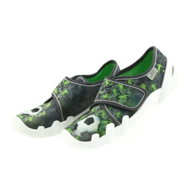 Befado lasten kengät tossut lenkkarit 273y231 harmaa vihreä 3