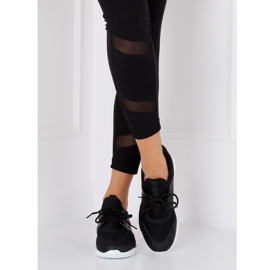 BY-069 Mustat erittäin kevyet mustat urheilukengät 2