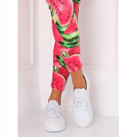 Erittäin kevyt valkoinen BY-069 Valkoiset urheilukengät 1