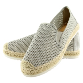 Harmaat espadrillit naisille 6602 Harmaa 2