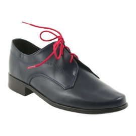 Miko Pojat kengät nahkaiset laivastonsininen insertti 1