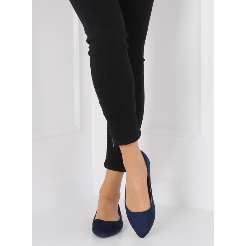 Ballerinat mantelin tummansiniset varpaat WD39P Navy tummansininen 2