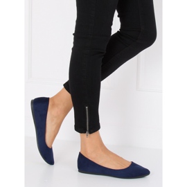Ballerinat mantelin tummansiniset varpaat WD39P Navy laivastonsininen 1