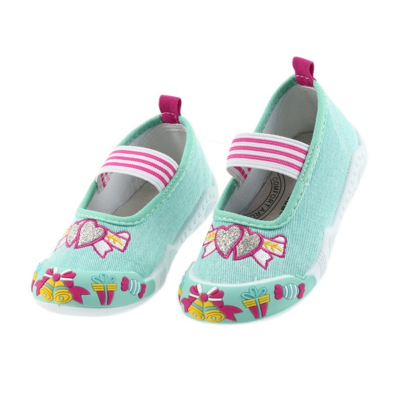 American Club vihreät lasten lenkkarit joustavalla 21/19 4