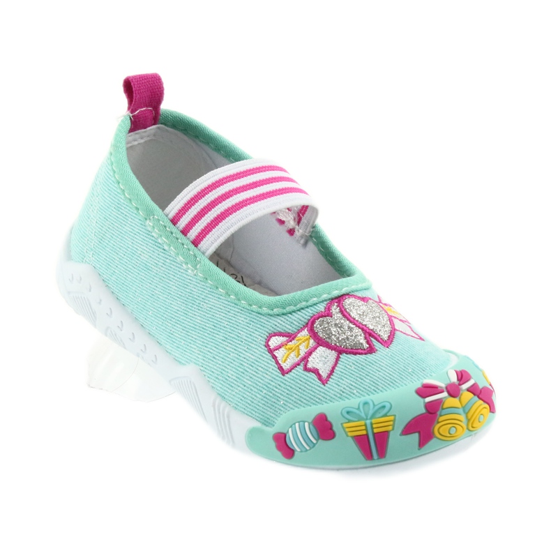 American Club vihreät lasten lenkkarit joustavalla 21/19 1