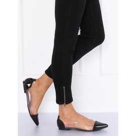 Mustat läpinäkyvät ballerinat N18-292 Musta 1