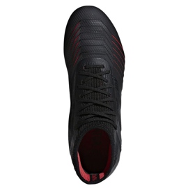 Adidas Predator 19.1 FG Jr D97997 jalkapallokengät musta 1