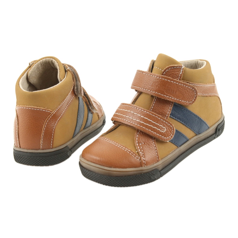 Saappaat lasten kengät Velcro Ren But 3225 punainen / granaatti ruskea 4