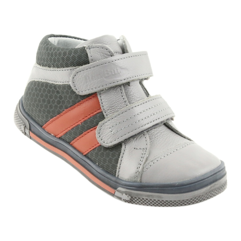 Saappaat lasten kengät Velcro Ren But 3225 harmaa / oranssi monivärinen tummansininen 1