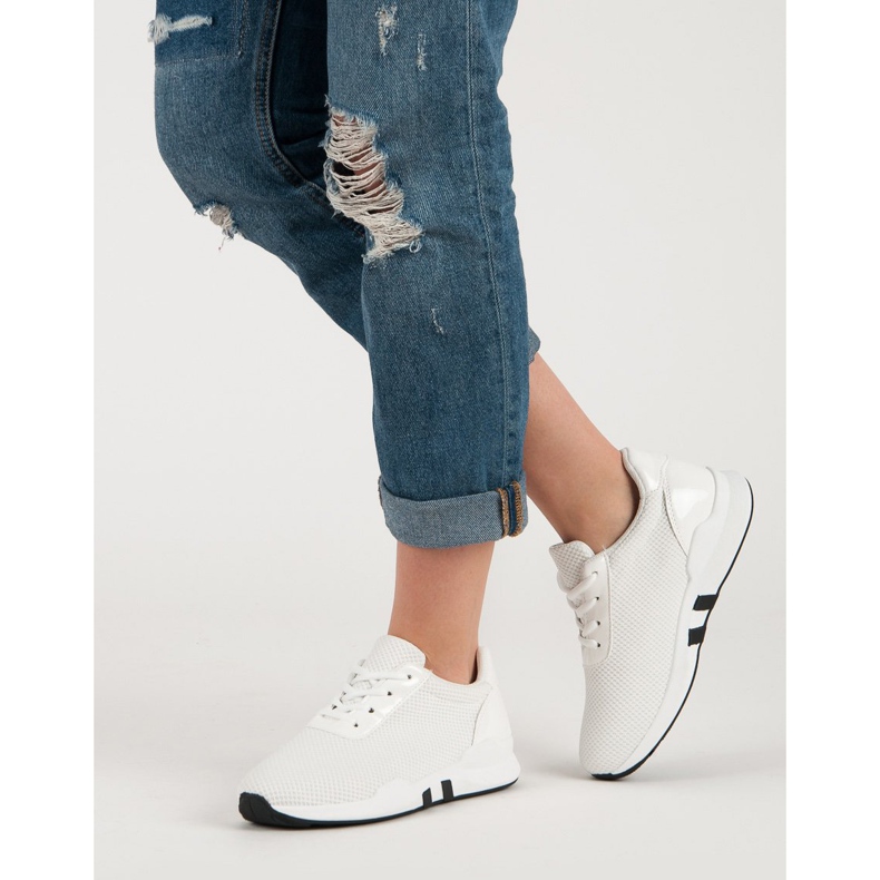 Muodikkaat urheilukengät valkoinen 2