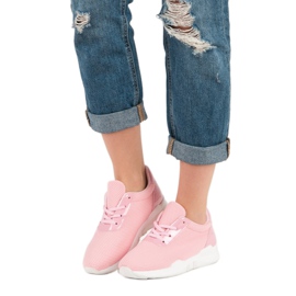 Muodikkaat urheilukengät vaaleanpunainen 1