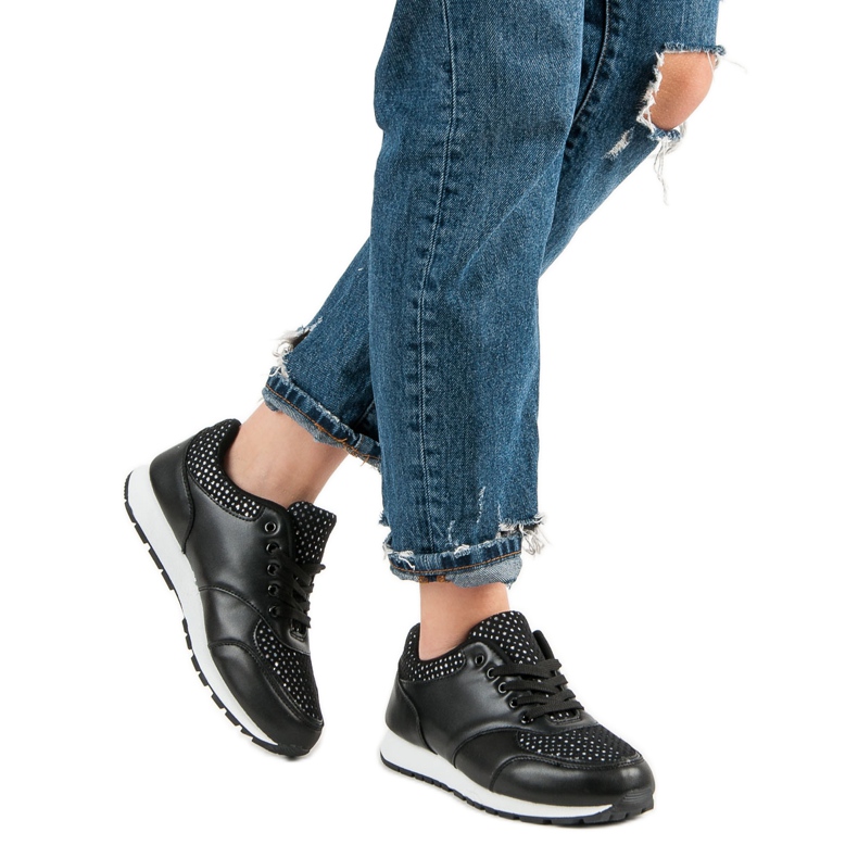 Mesh -urheilukengät musta 1