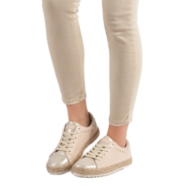 Sidotut Espadrilles ruskea keltainen 1 Sidotut Espadrilles ruskea keltainen 1