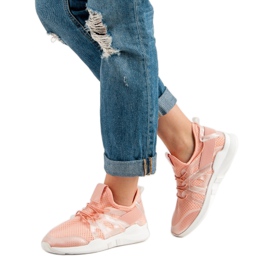 Muodikkaat urheilukengät vaaleanpunainen 2