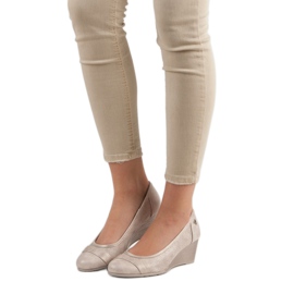 Glitterpumput VINCEZA -kiilassa ruskea 1