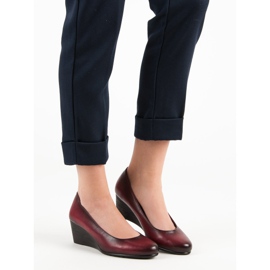 Klassiset pumput VINCEZA -kiilassa punainen 1