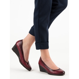 Klassiset pumput VINCEZA -kiilassa punainen 2