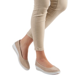 Comer Kultaiset kiilakengät kultainen 2