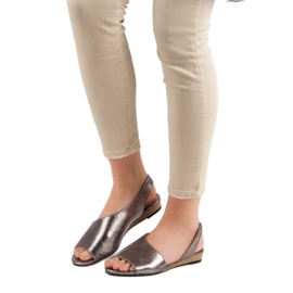 VINCEZA Slip On Sandaalit harmaa 2