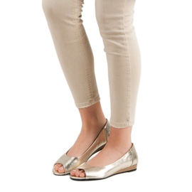 Open Toe VINCEZA -baleriinit keltainen 2