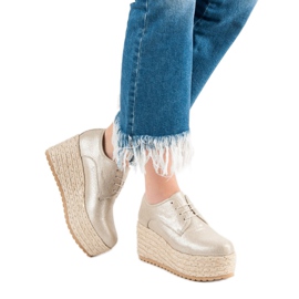 Corina Muodikkaat nauhoitetut espadrillit keltainen 1