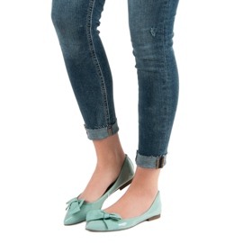 Corina Lakatut ballerinat jousella vihreä 1