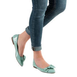 Corina Lakatut ballerinat jousella vihreä 2