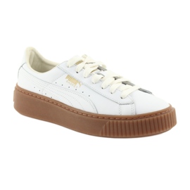 Puma Basket Platform Core W 001 naisten kenkä valkoinen 1