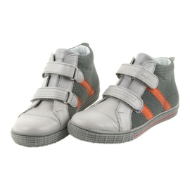 Ren But Rein Shoes Boys Velcro 4275 POPIEL/Oranssi harmaa 4