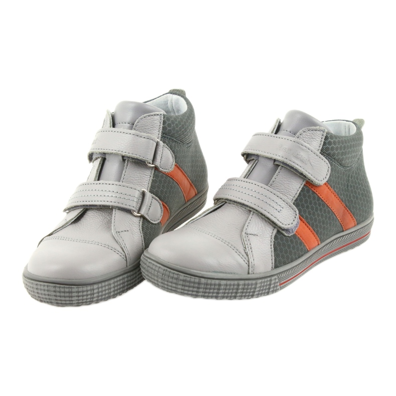 Ren But Rein Shoes Boys Velcro 4275 POPIEL/Oranssi harmaa 4