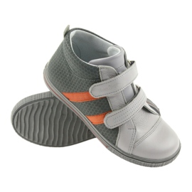 Ren But Rein Shoes Boys Velcro 4275 POPIEL/Oranssi harmaa 3