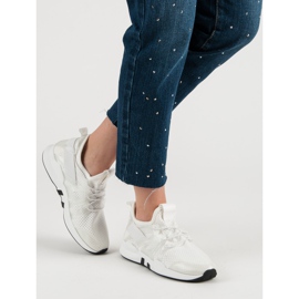 Muodikkaat urheilukengät valkoinen 1