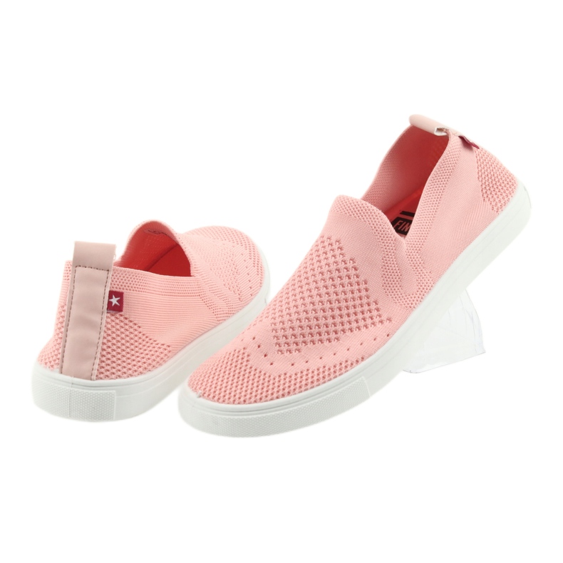 Big Star Openwork Sneakers -lenkkarit 274786 lohi vaaleanpunainen 5