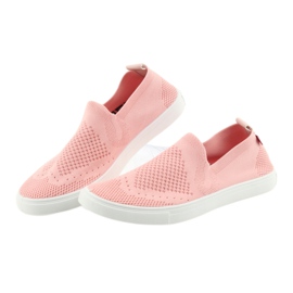 Big Star Openwork Sneakers -lenkkarit 274786 lohi vaaleanpunainen 4