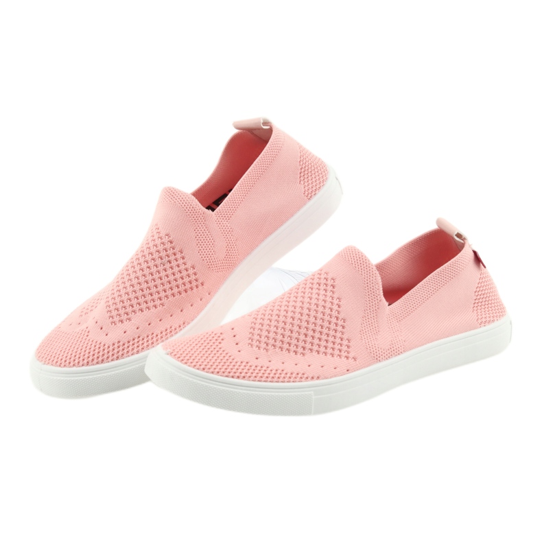 Big Star Openwork Sneakers -lenkkarit 274786 lohi vaaleanpunainen 4