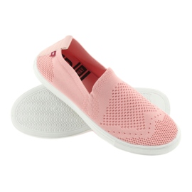 Big Star Openwork Sneakers -lenkkarit 274786 lohi vaaleanpunainen 3