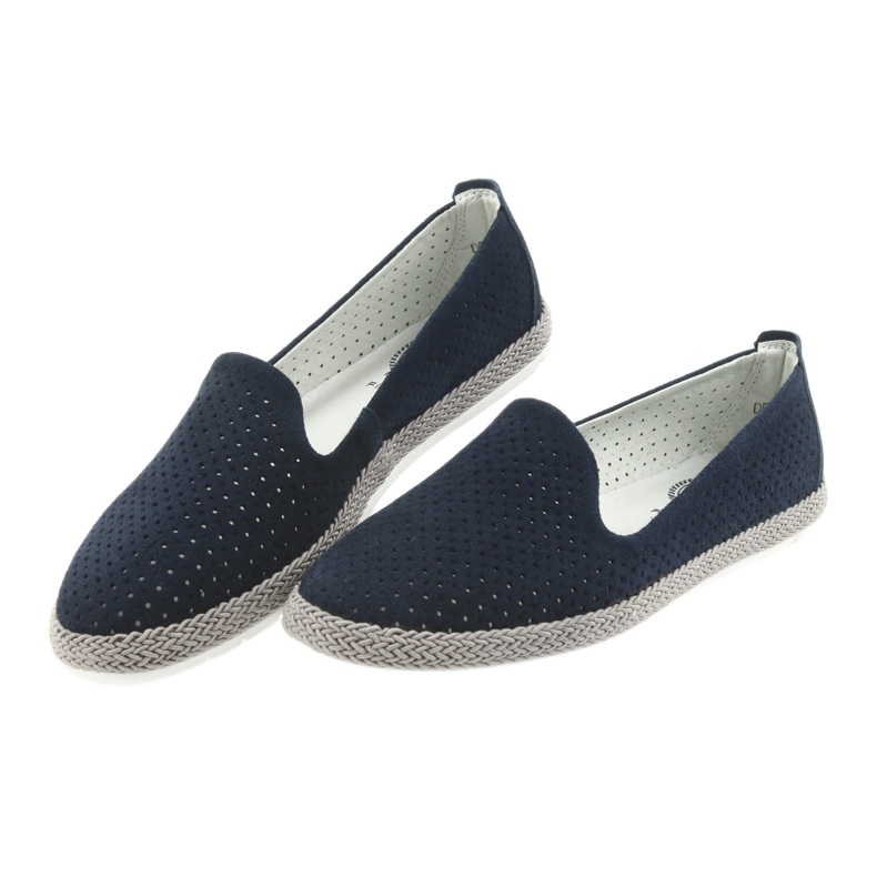 Filippo Lordsy naisten ballerinat espadrillot F 081 tummansininen 3