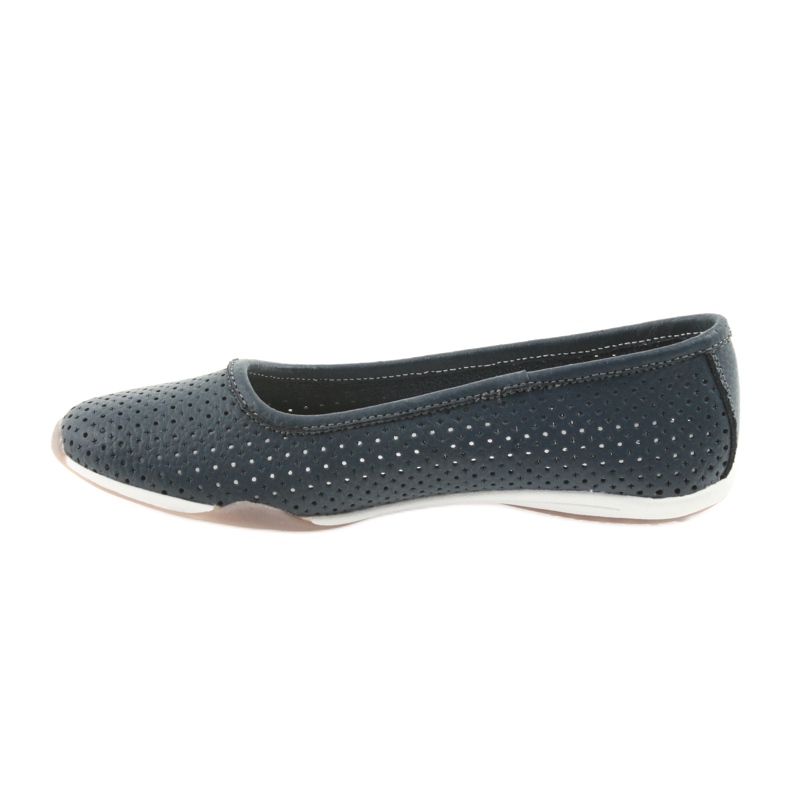 Tummansininen avoin ballerina Filippo 089 2