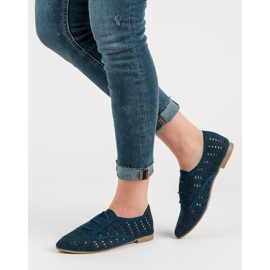 Corina Tummansiniset avoimet kengät laivastonsininen 1