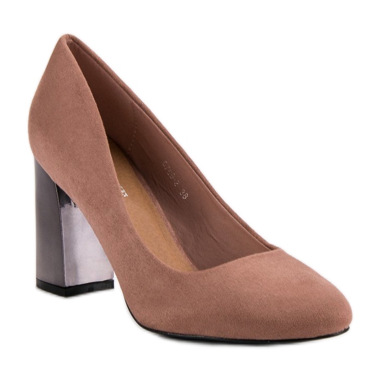 Mokka pumput pilari vaaleanpunainen 1