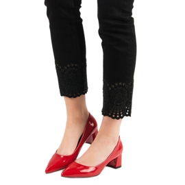 Diamantique Tyylikkäät punaiset pumput punainen 1