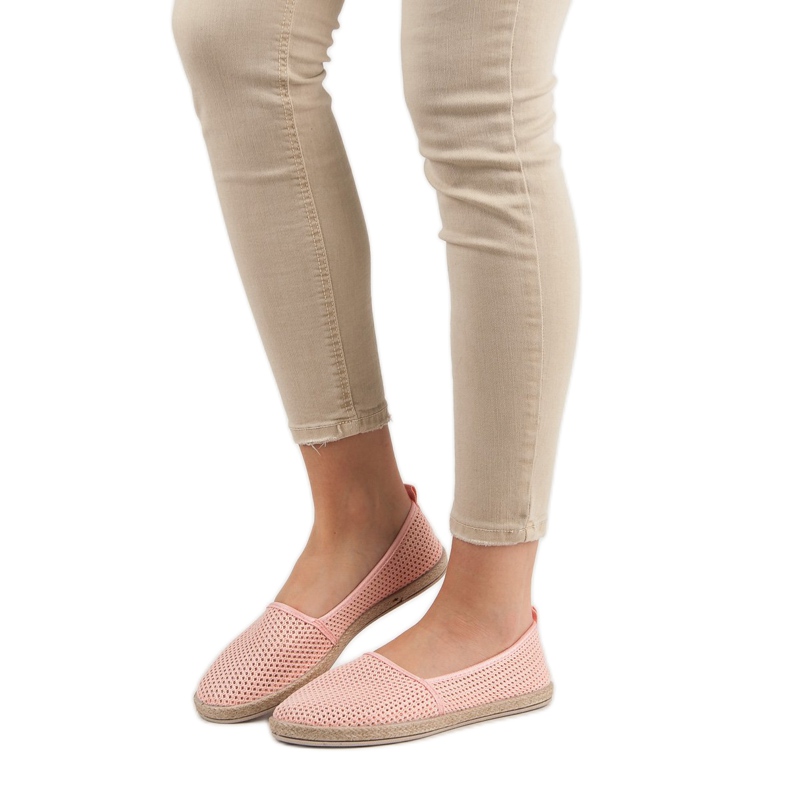 Sweet Shoes Vaaleanpunaiset vaaleat espadrillit vaaleanpunainen 1