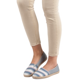 Sweet Shoes Raidalliset sliponit harmaa monivärinen 1