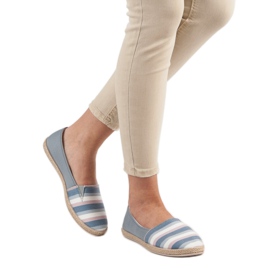 Sweet Shoes Raidalliset sliponit harmaa monivärinen 2