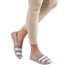 Sweet Shoes Raidalliset sliponit monivärinen vaaleanpunainen 2